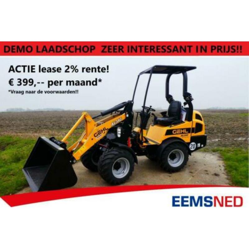 Bij Eemsned een nieuwe GEHL 340 laadschop ACTIE