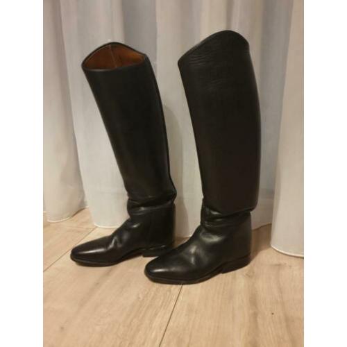 Mooie zwarte leren paardrijlaarzen 39