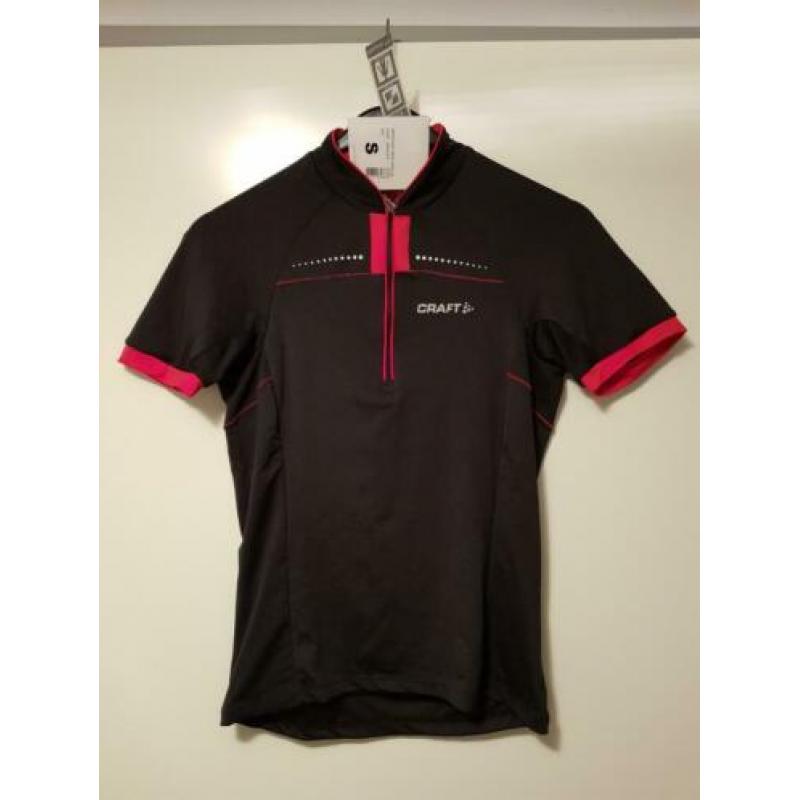 Craft nieuwe goede dames fietsshirt wielershirt, maat S
