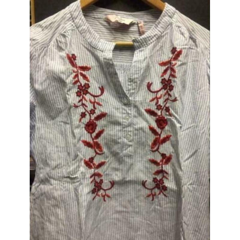 Striped dames blouse, maat: s /m