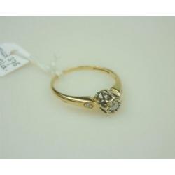 Ring goud met 0.10K diamant / Z6267