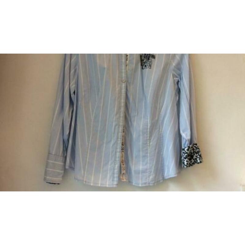 Taifun blauwe blouse maat 42