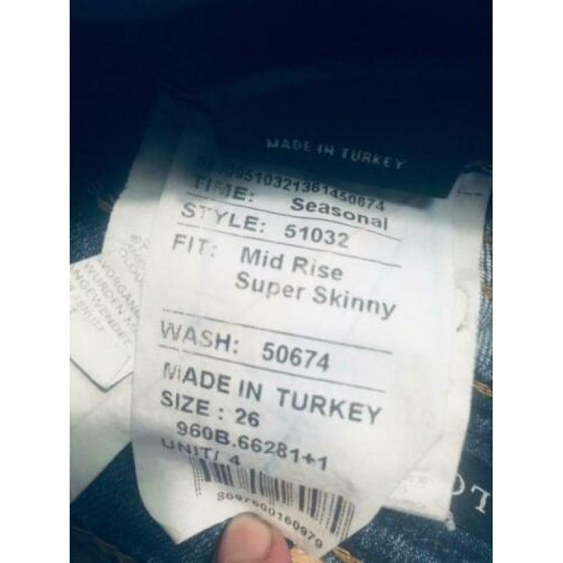 Ltb jeans super skinny maat 26/30 W26 L30