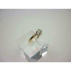 Ring goud met 0.10K diamant / Z6267