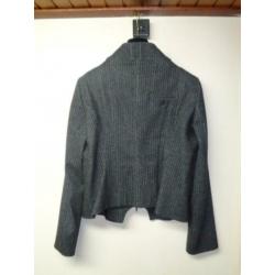 ERNY VAN REIJMERSDAL antraciet kleurige krijtstreep blazer