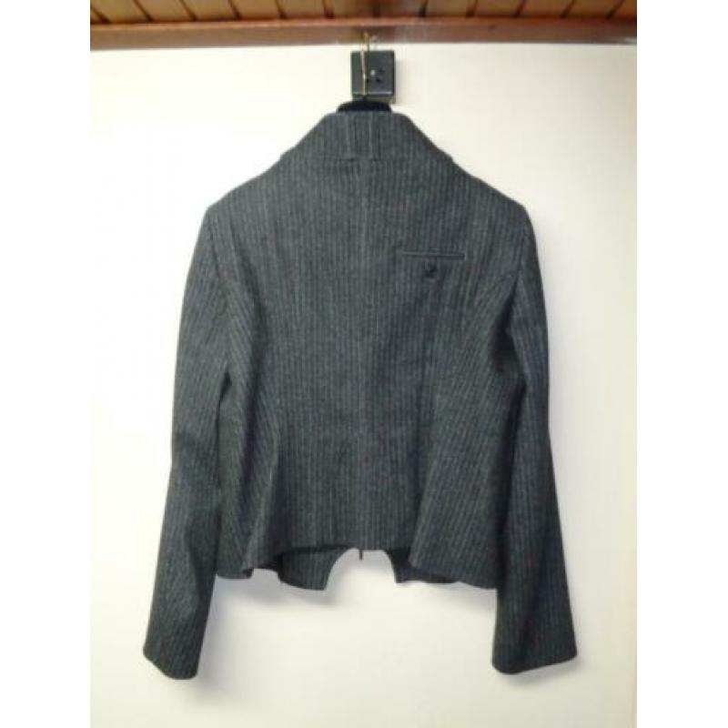 ERNY VAN REIJMERSDAL antraciet kleurige krijtstreep blazer