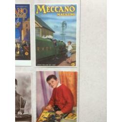 5 ansichtkaarten betrekking op MECCANO
