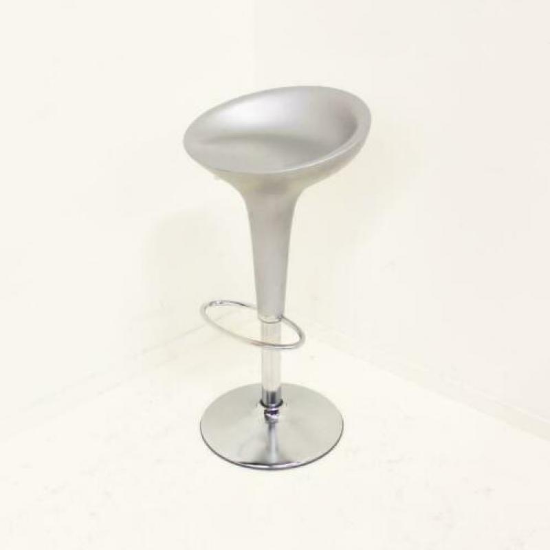 Magis Bombo Design Krukken, Barkrukken, Zilver, Krukken