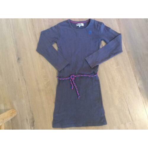 Schattig donkerblauwe jurk Bird by D-rak maat 122/128