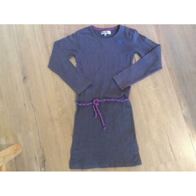 Schattig donkerblauwe jurk Bird by D-rak maat 122/128