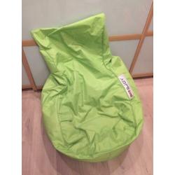 Te koop: groene zitzak