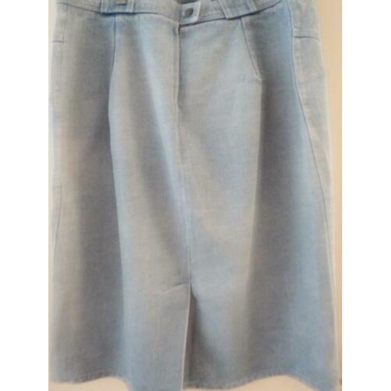 Jeans rok blue used mt.54 (XXL)