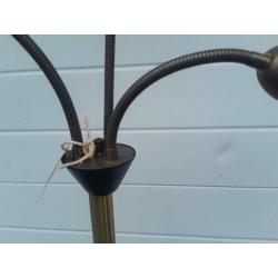 vintage vloerlamp met drie verstelbare armen