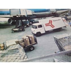 KLM Boeing puzzel Damco air Mercedes Benz 508 Pol