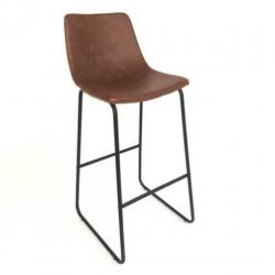 200x Vintage leren barkruk kruk horeca leer industriele 258