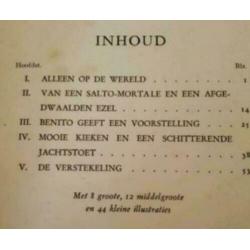 794. Antiek plaatjes album Benito de jonge zwerver