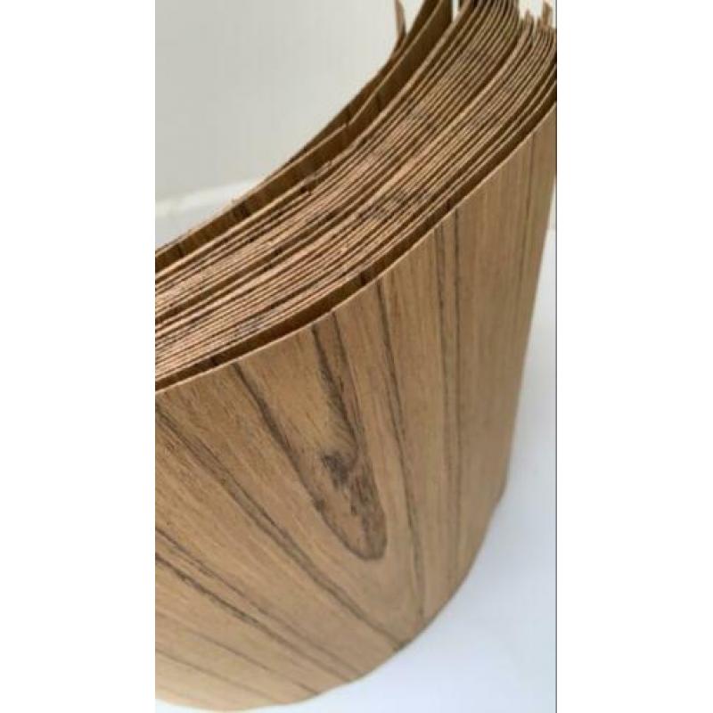 Teak alpi fineer 62x32 cm 28 vel voorraad
