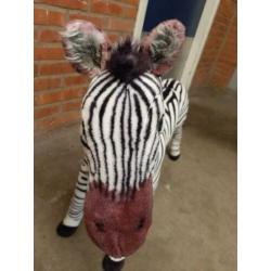 Pluche zebra knuffel dier