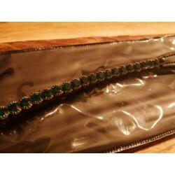 ??SALE!?? Frontriem PS of Sweden Sleek Emerald Cob 40.5cm