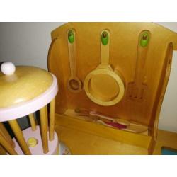 Houten kinder keukentje