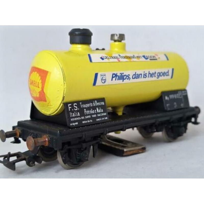 Pocher Italië spoor reiniging wagon ketelwagen 1:87 h0 Pol