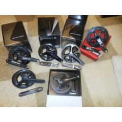 ultegra dura ace sram red campagnolo crankstel rem shifters