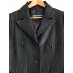 ESSENTIALS leder Jasje mt (44) NIEUW