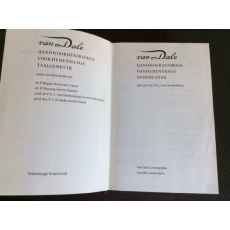 Dikke v Dale -Handwoordenboek Hedendaags Nederlands 1988