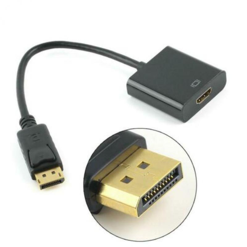 Male Displayport naar HDMI Female Adapter ***** NIEUW ****