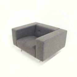 Moooi Bottoni Design Fauteuils, Marcel Wanders, Grijze Stof