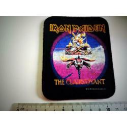 IRON MAIDEN zeldzame + nieuwe1988 patch 9 clairvoyant 8.5x10