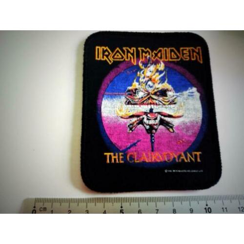 IRON MAIDEN zeldzame + nieuwe1988 patch 9 clairvoyant 8.5x10