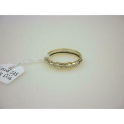 Ring goud met ca 0.15K diamanten / Z6245