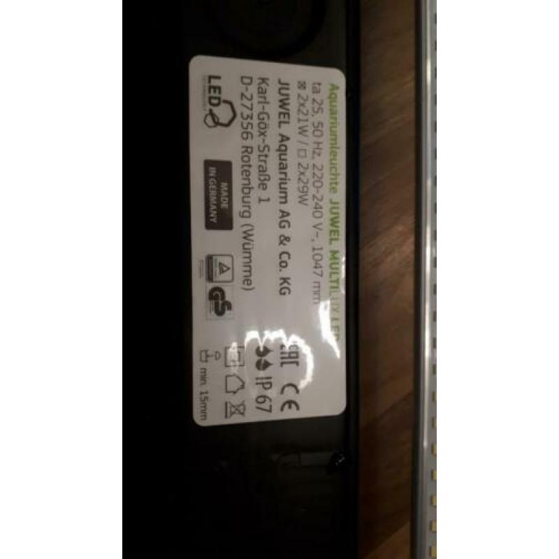 Juwel Multilux LED lichtbak 120 cm, als nieuw