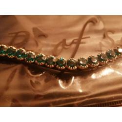 ??SALE!?? Frontriem PS of Sweden Sleek Emerald Cob 40.5cm