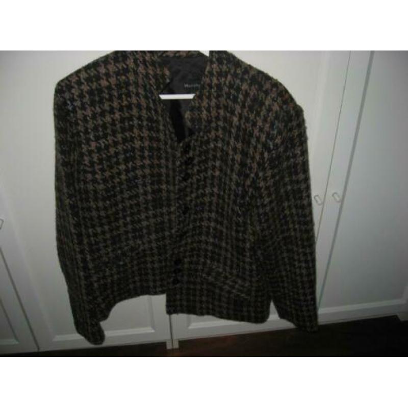 leuk bruin Mariette pied de poule blazer/jasje, mt 44