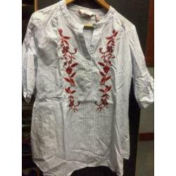 Striped dames blouse, maat: s /m