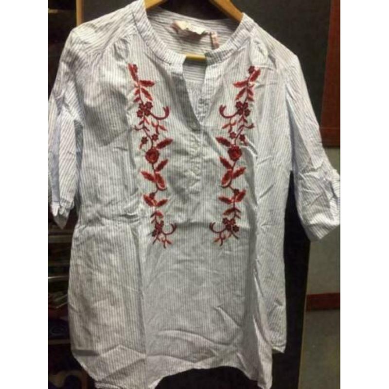 Striped dames blouse, maat: s /m