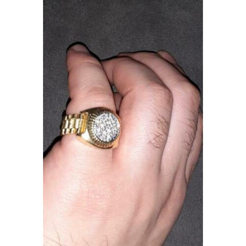 Rolex ring 18 karaat diamant