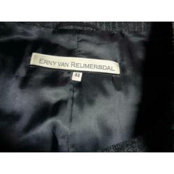 ERNY VAN REIJMERSDAL antraciet kleurige krijtstreep blazer