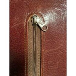 Lederen sleeve Texier