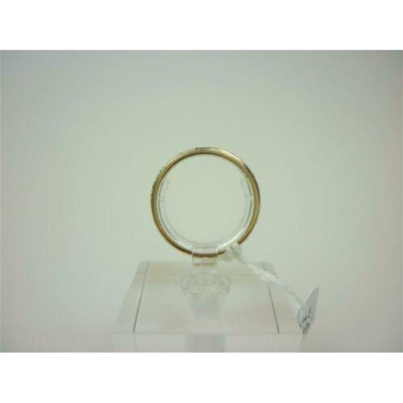 Ring goud met ca 0.15K diamanten / Z6245