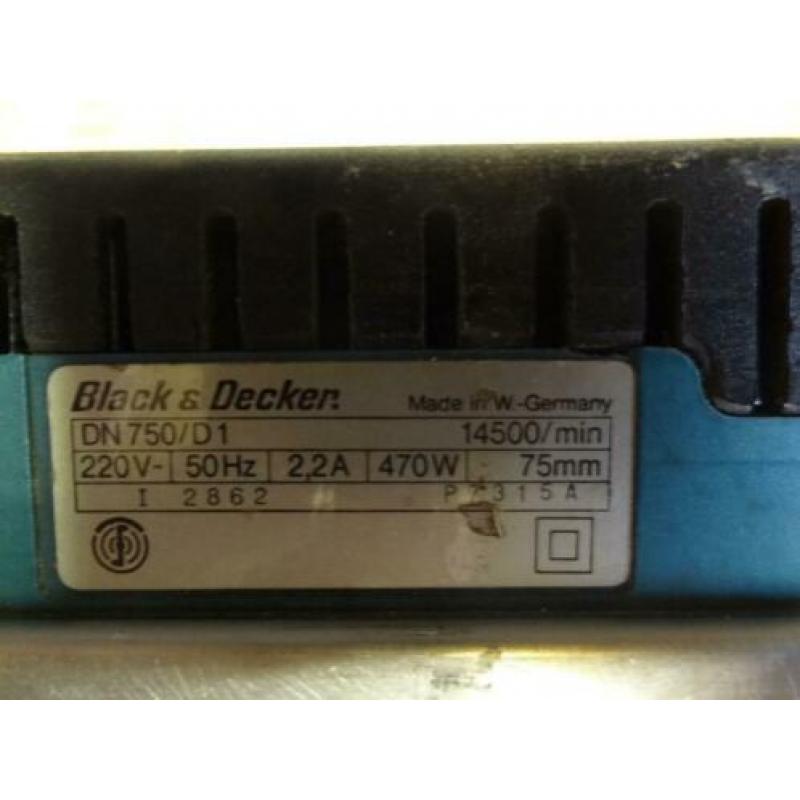 schaafmachine Black en Decker