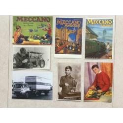 5 ansichtkaarten betrekking op MECCANO