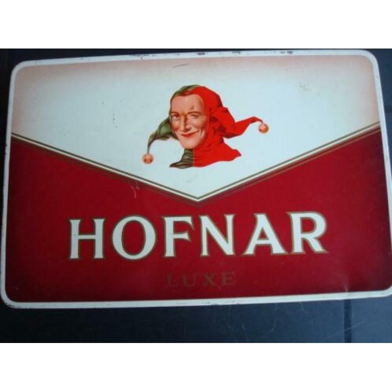 Luxe Hofnar Sigarenblik voor mannen - zeer oud.
