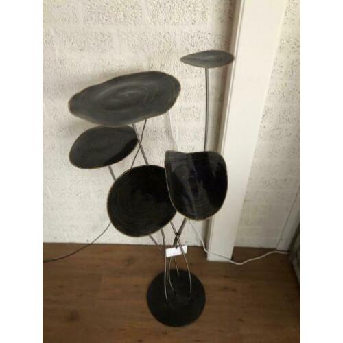 Prachtige metalen bladen met parelmoer afwerking-kunst
