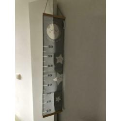 Groeimeter, stof - grijs