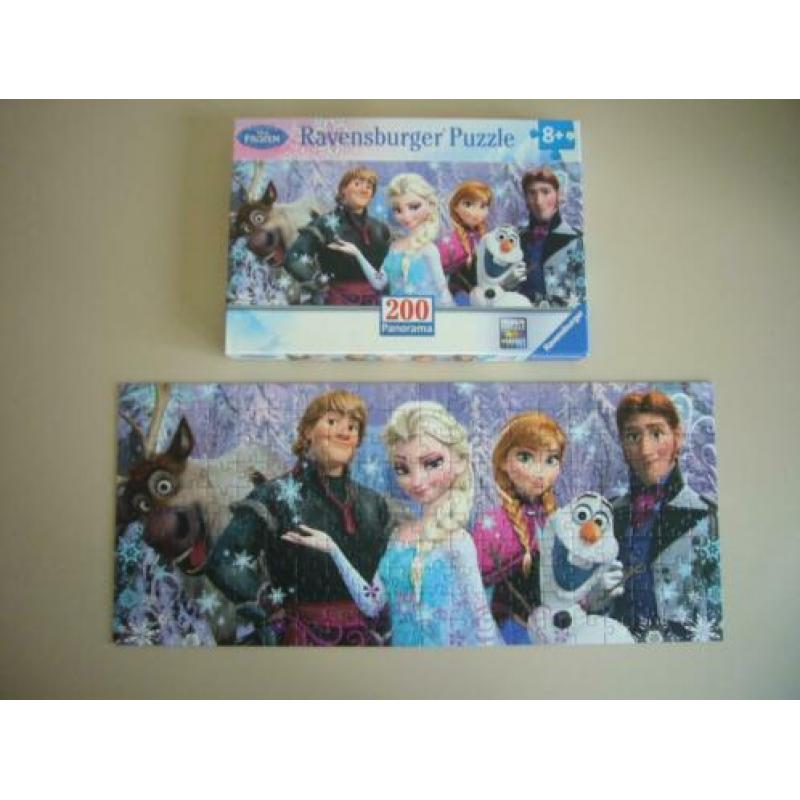 Frozen Arendelle in het eeuwige ijs panorama puzzel Disney
