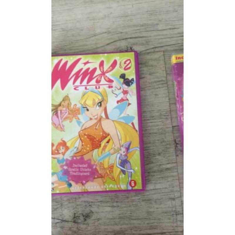 7 Winx Club dvd’s in perfecte staat