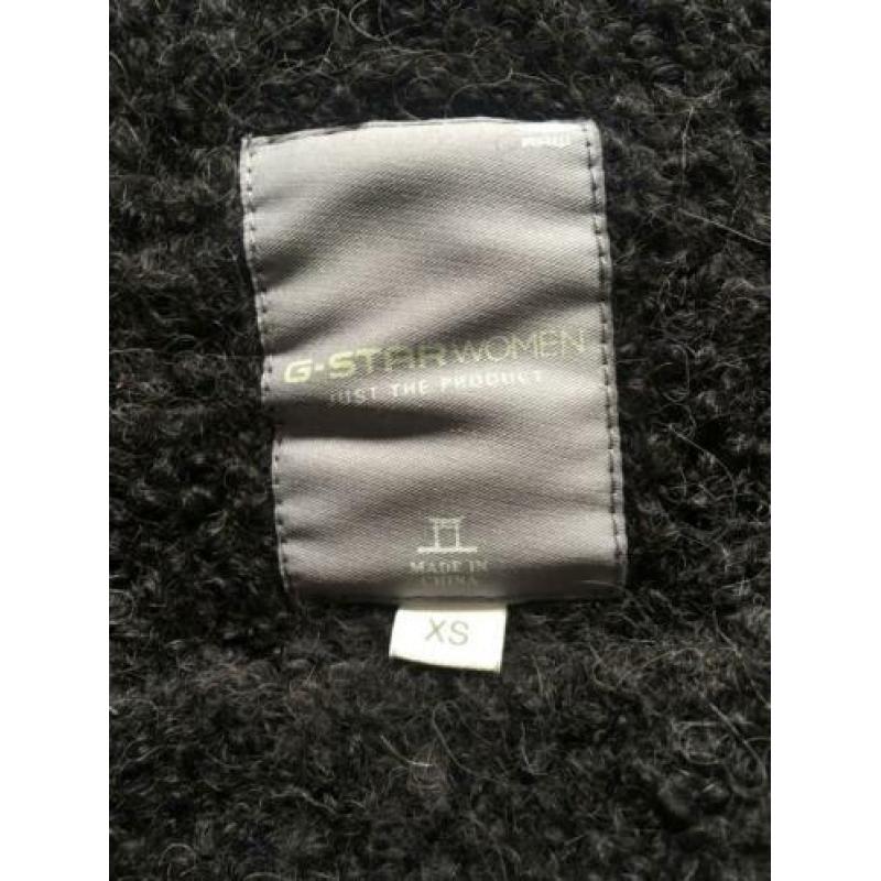 G-star mooie zwarte wollen trui! Mt xs